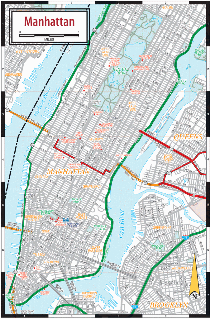 Printable New York City Map | Add This Map To Your Site | Print Map - Free Printable Street Map Of Manhattan