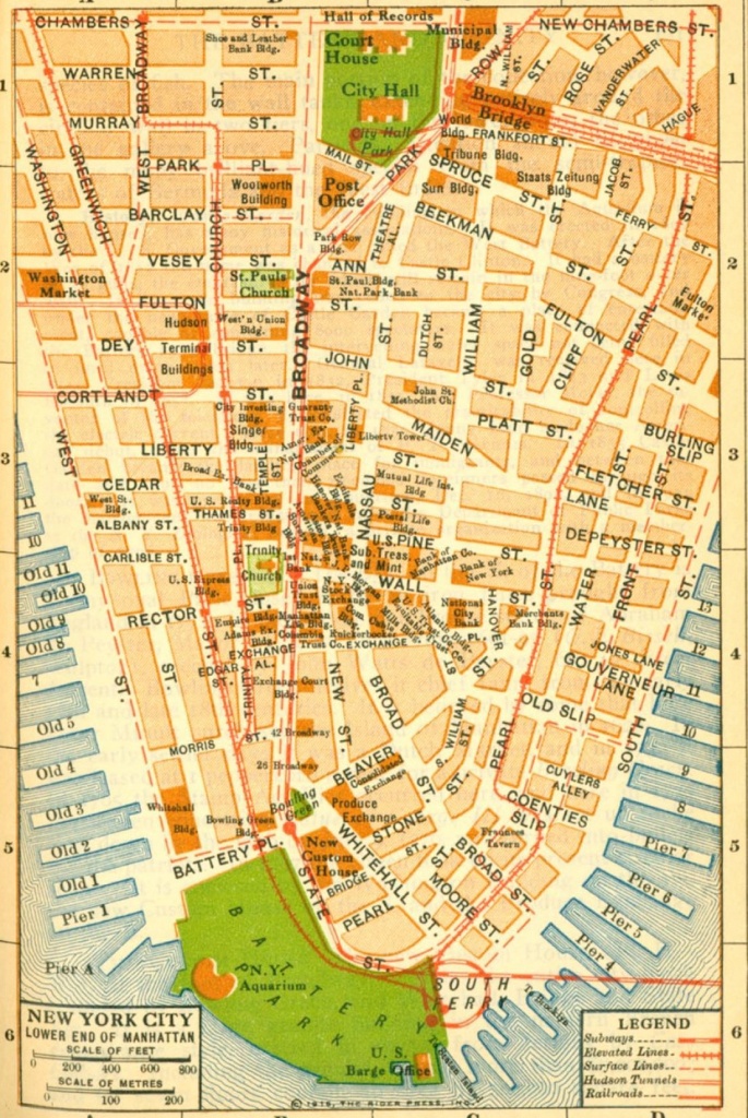 Printable New York City Map | New York City Map Printable Pictures 2 - Manhattan City Map Printable