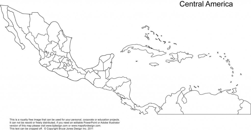 Printable Outline Maps For Kids America Map Central Free No Labels 7 - Printable Map Of Central America