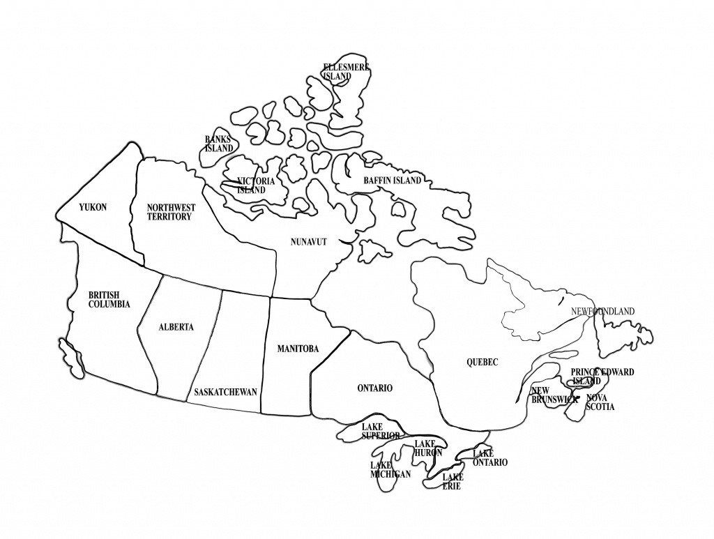 Printable Outline Maps For Kids | Map Of Canada For Kids Printable - Printable Map Of Canada