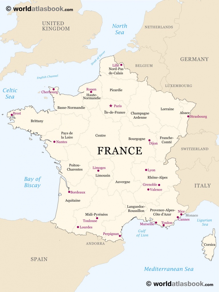 Printable Outline Maps For Kids | Map Of France Outline Blank Map Of - Large Printable Map Of France