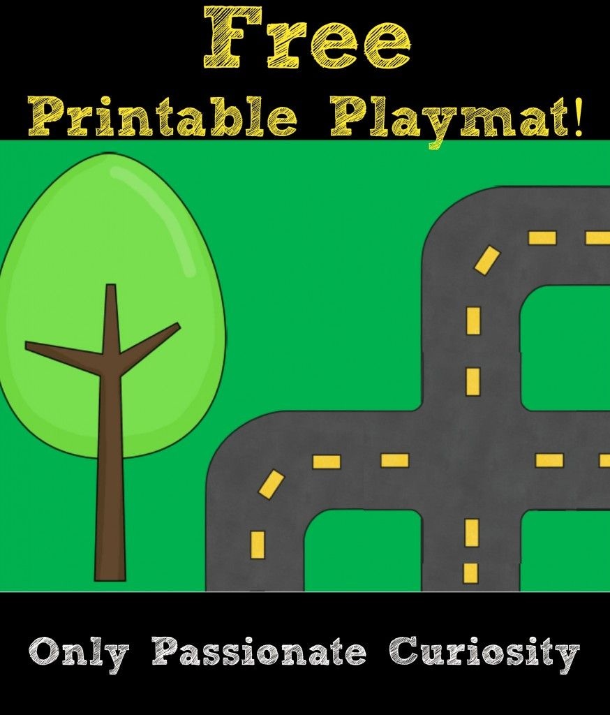 Printable Road Playmat And German Road Signs | Preschool | Community - Printable Road Maps For Kids