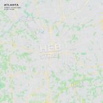 Printable Street Map Of Atlanta, Georgia | Hebstreits Sketches   Printable Map Of Atlanta