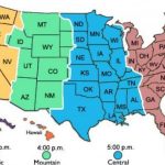 Printable Time Zone Map Free Of Usa Zones   Printable Time Zone Map