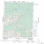 Printable Topographic Map Of Hart River 116H, Yk   Free Printable Topo Maps Online