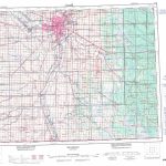 Printable Topographic Map Of Winnipeg 062H, Mb   Printable Topographic Map