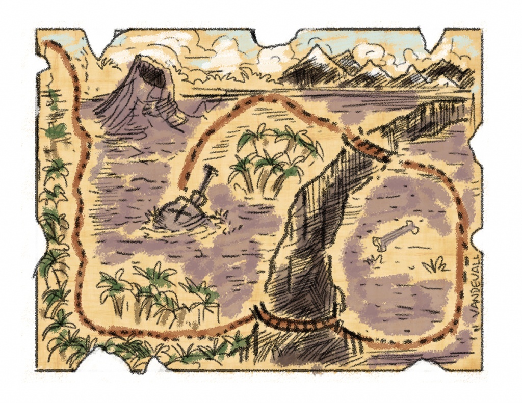 Printable Pirate Treasure Map