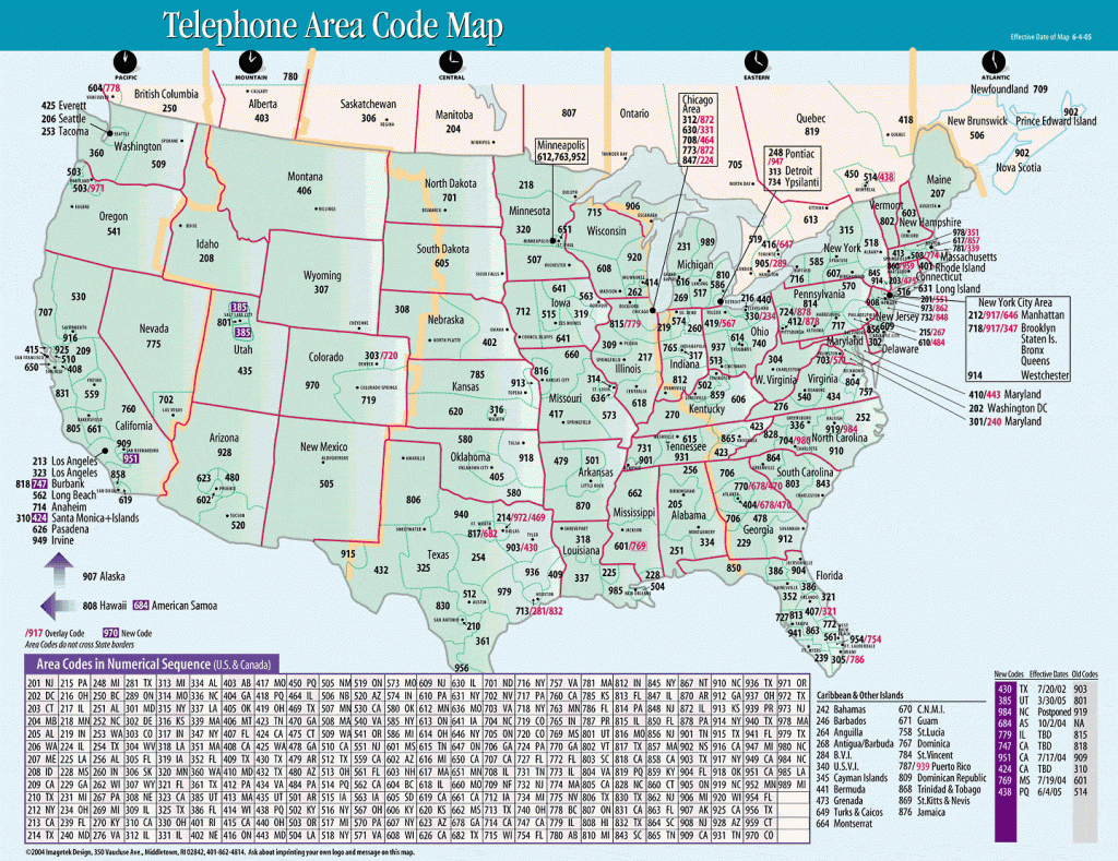 Printable Us Area Code Map | United States Area Codes | Us Area - Printable Area Code Map