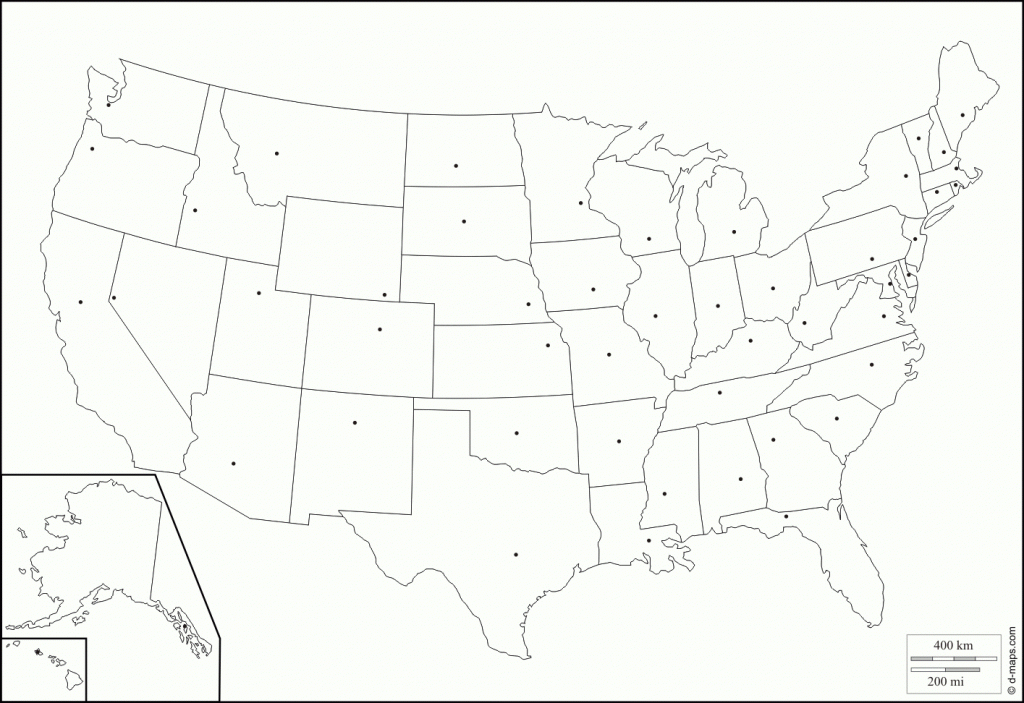 Printable Us Map With States And Capitals | Printable Maps - Free Printable Us Map With States And Capitals