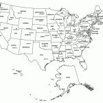 Printable Usa States Capitals Map Names | States | States, Capitals   Blank Printable Map Of 50 States And Capitals