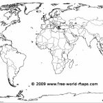 Printable White Transparent Political Blank World Map C3 In 2   Blank World Map Printable