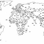 Printable World Map Black And White Valid Free With Countries New Of   Printable World Map With Countries Black And White