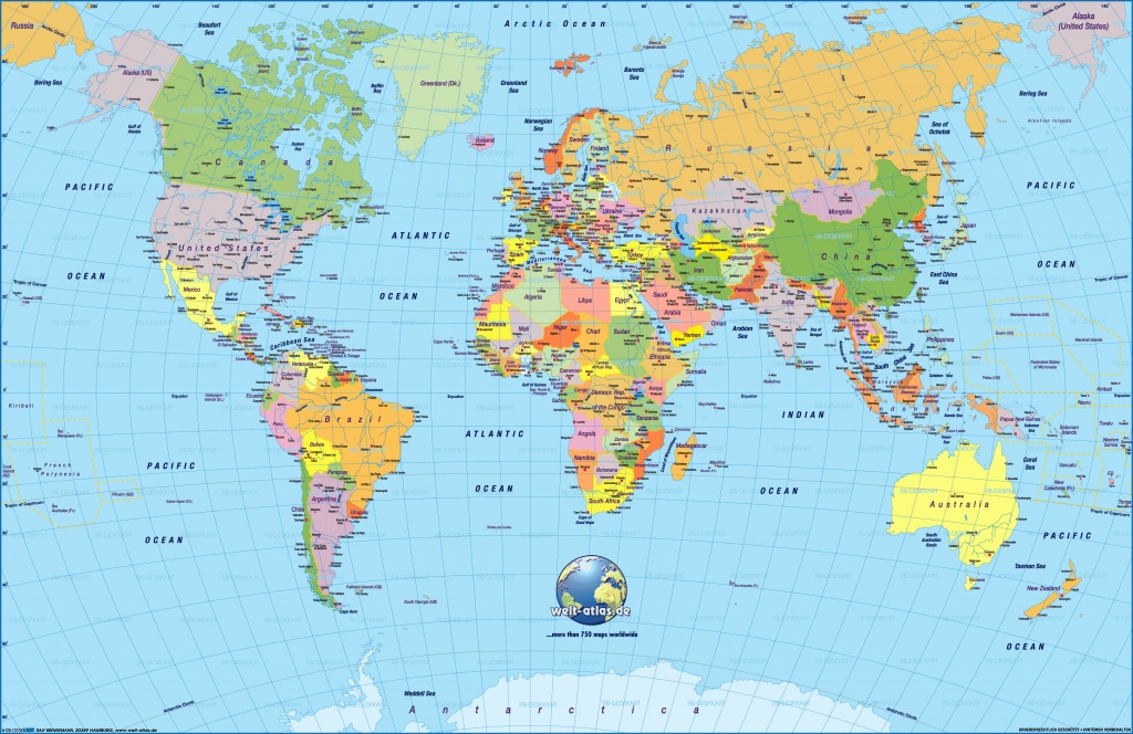 Printable World Map Free | Sitedesignco - 8X10 Printable World Map