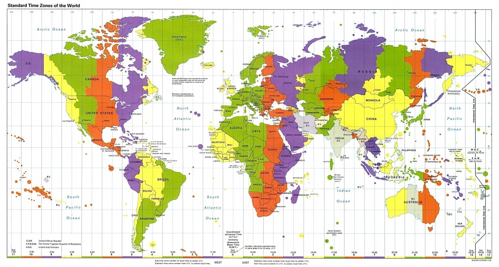 Printable World Map With Countries Labeled Pdf Us Map Time Zones - World Map With Capital Cities Printable