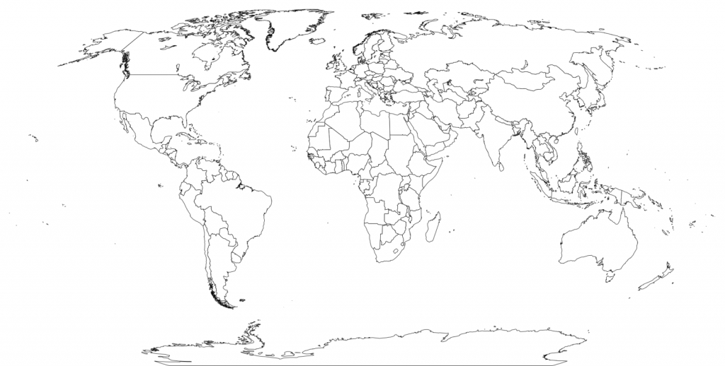 Printable World Maps - World Maps - Map Pictures - World Map Black And White Printable With Countries