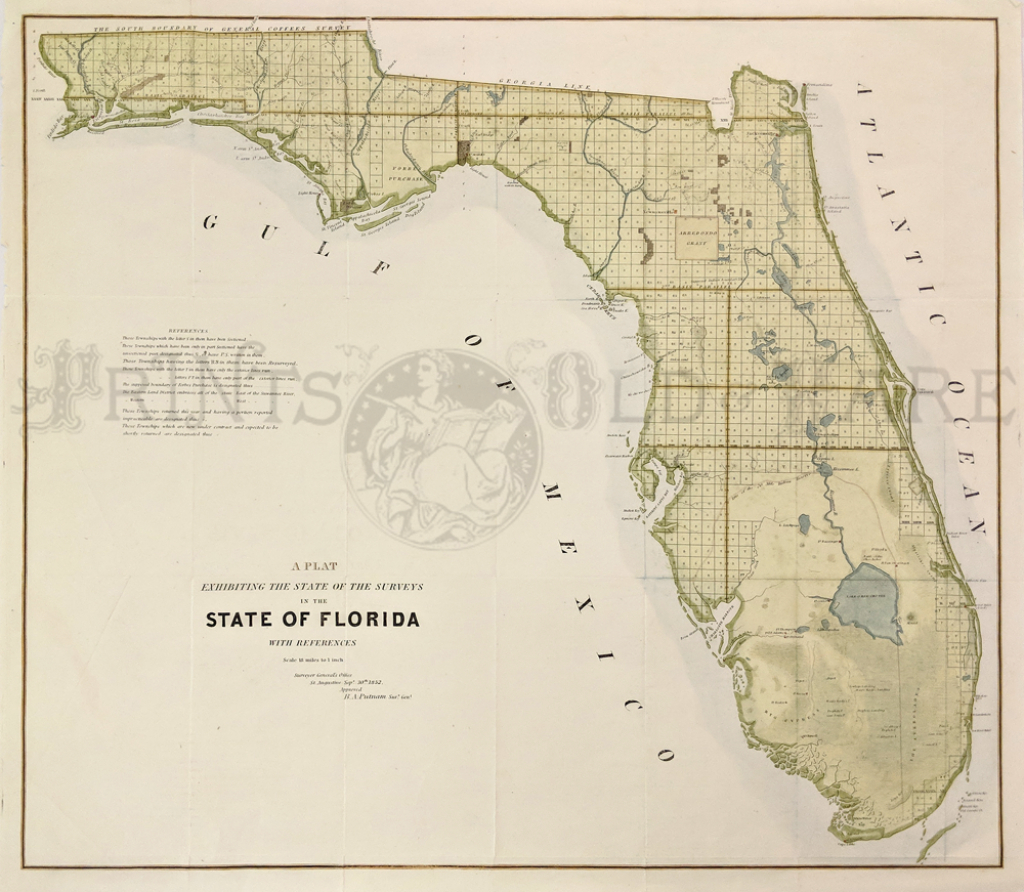 Prints Old &amp;amp; Rare - Florida - Antique Maps &amp;amp; Prints - Old Florida Maps Prints