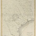 Prints Old & Rare   Texas   Antique Maps & Prints   Vintage Texas Map Framed