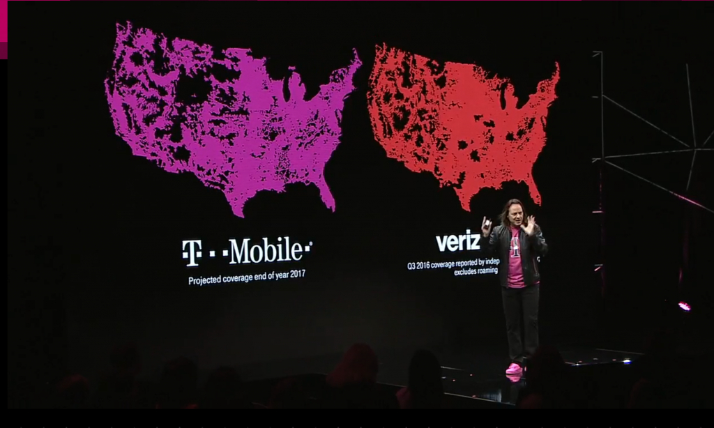 Projected End Of 2017 Coverage Map : Tmobile - T Mobile Coverage Map Florida