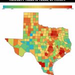 Property Taxes In Texas | Maps   Texas Property Tax Map