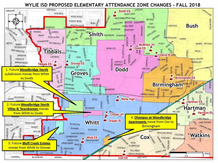 Proposed Elementary Attendance Zone Changes Home The Wylie Way Wylie Texas Map Printable