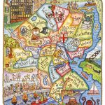 Providence Rhode Island Art Map 11" X 14"   Printable Map Of Providence Ri