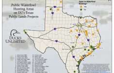 Texas Public Hunting Land Map
