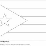 Puerto Rico Flag Outline | Sitedesignco   Outline Map Of Puerto Rico Printable