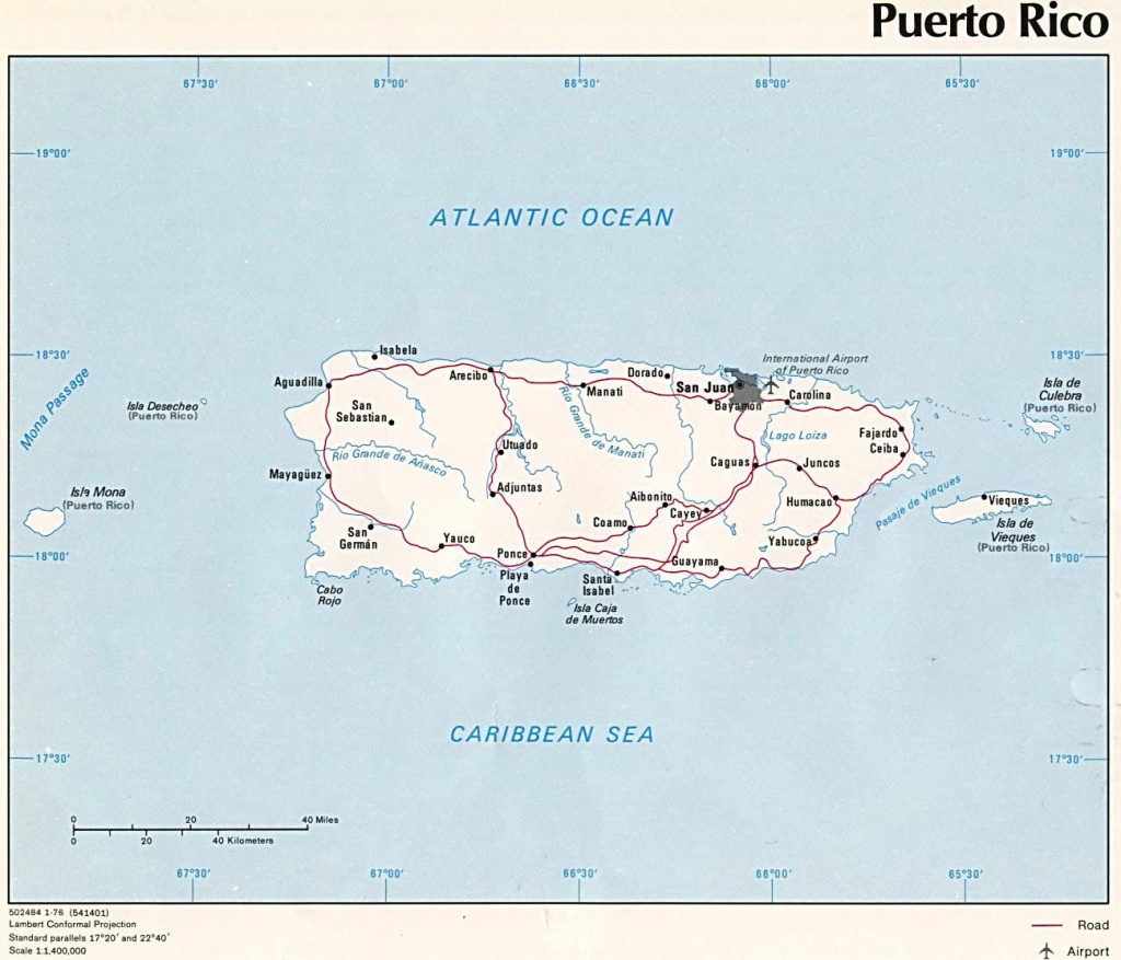 Puerto Rico Maps | Printable Maps Of Puerto Rico For Download - Printable Map Of Puerto Rico With Towns