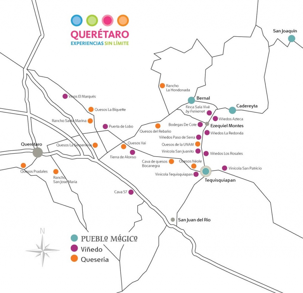Querétaro: Mexico&amp;#039;s Second Largest Wine Region | Texas Wine Lover - North Texas Wine Trail Map