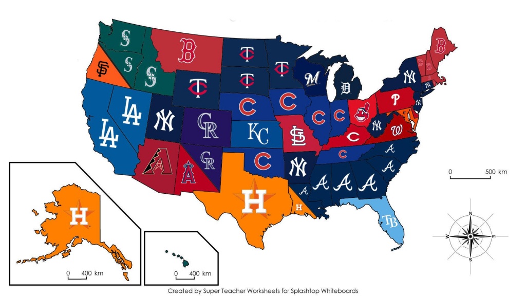 R/baseball Survey - Team Support Map : Baseball - California Baseball Teams Map