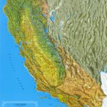 Raised Relief Maps Of California   California Relief Map