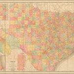 Rand Mcnally & Co.'s Indexed County And Railroad Pocket Map And   Rand Mcnally Texas Road Map