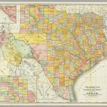 Rand Mcnally  Railroad And County Map Of Texas. / Rand Mcnally   Full Map Of Texas