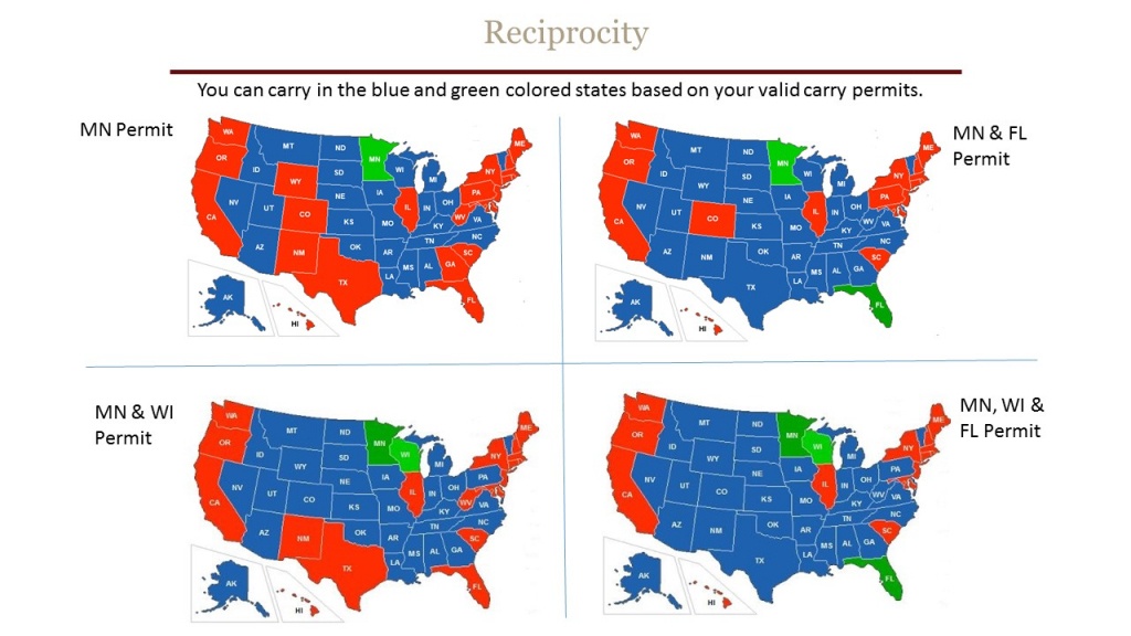 Reciprocity - Chandler&amp;#039;s Conceal &amp;amp; Carry - Florida Ccw Reciprocity Map 2017