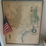 Reduced:vintage Texas Map Large Framed Nap Of Texas Texas | Etsy   Vintage Texas Map Framed