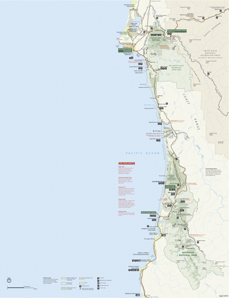 Redwood Maps | Npmaps - Just Free Maps, Period. - California Redwood Parks Map