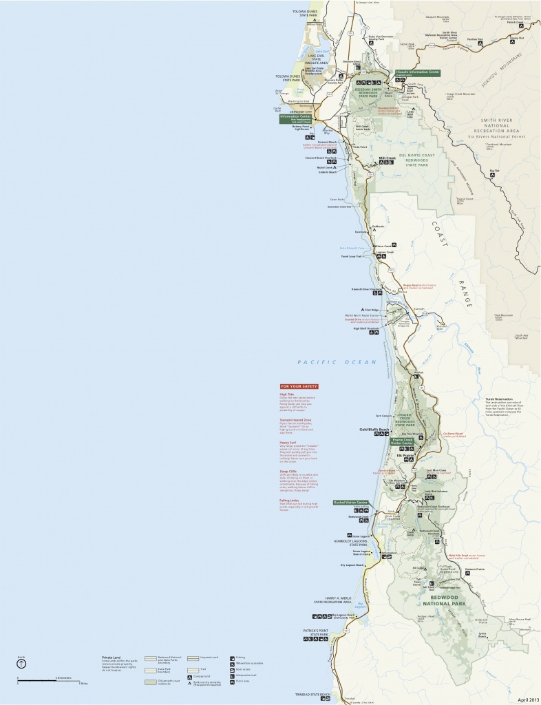 Redwood Maps | Npmaps - Just Free Maps, Period. - Redwoods Northern California Map