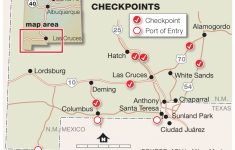 Immigration Checkpoints In Texas Map