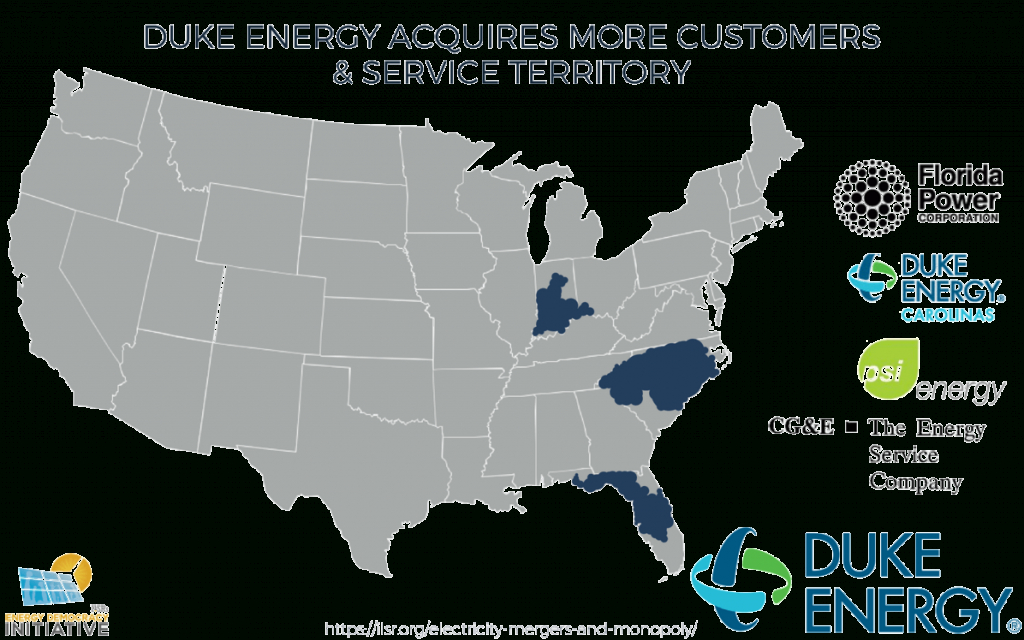 Report: Mergers &amp;amp; Monopoly: How Concentration Changes The - Duke Energy Florida Coverage Map