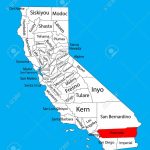 Riverside County (California, United States Of America) Vector..   Riverside California Map