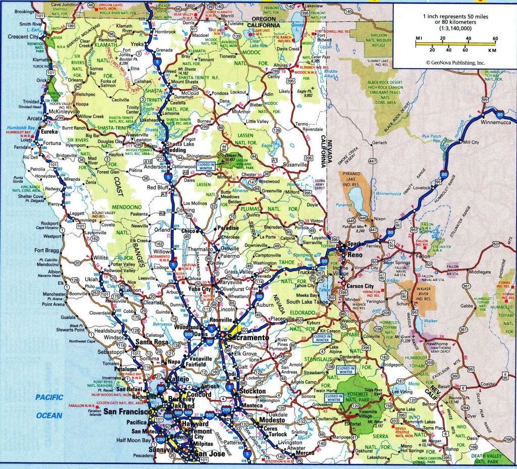 Road Map Northern California Coast Map Of Usa District Road Map Of Northern California Coast 