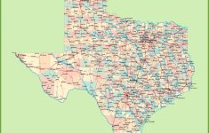 Texas Interstate Map