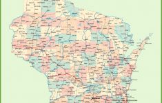 Printable Map Of Wisconsin