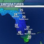 Rob Duns On Twitter: "here's A Temp Map You Don't See Very Often   Florida Temp Map