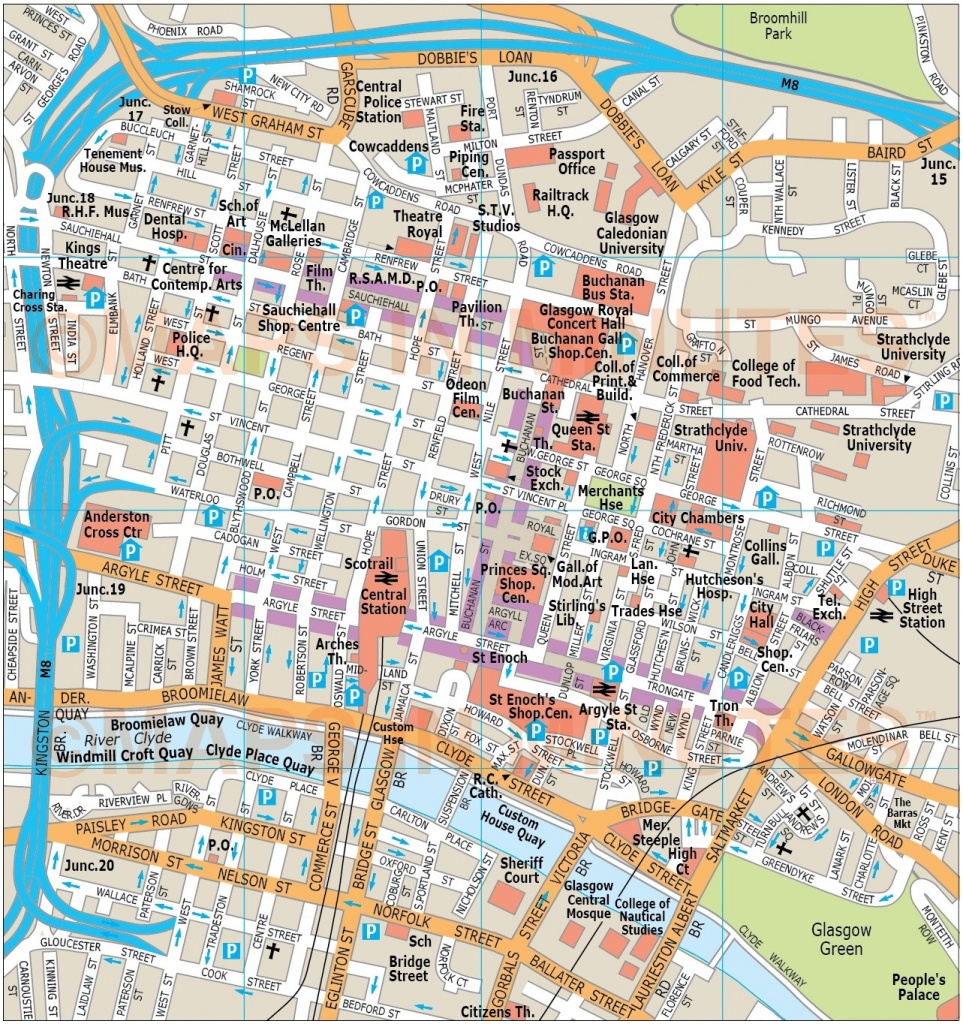 Glasgow Map Printable