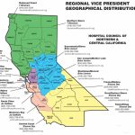 Rvp Geographic Distribution Map   Hospital Council   Northern And   Map Of Central California