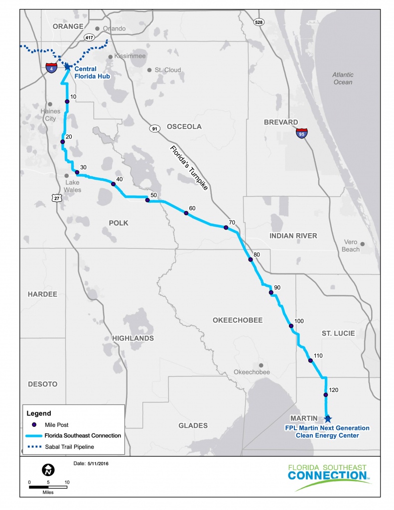 Sabal Trail, Florida Se Connection Gas Pipelines Up And Running - Natural Gas Availability Map Florida