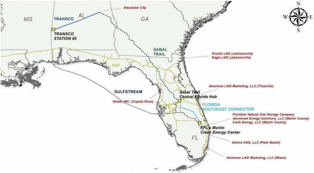 Sabal Trail Opponents Say Pipeline Is Part Of Florida&amp;#039;s &amp;#039;overbuilt - Natural Gas Availability Map Florida