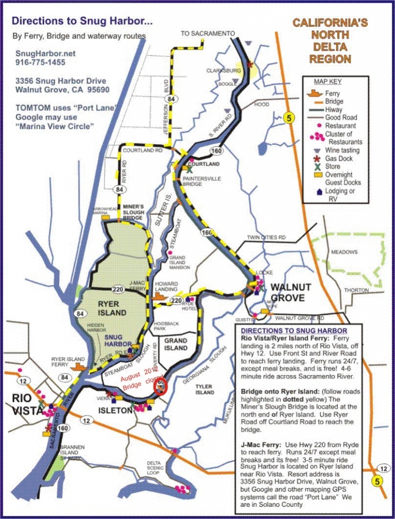 Sacramento River - Northern California Fishing Map