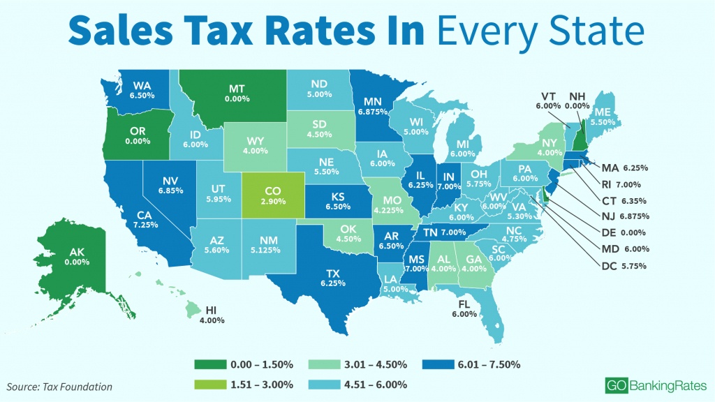 Sales Taxstate: Here&amp;#039;s How Much You&amp;#039;re Really Paying - California Sales Tax Map